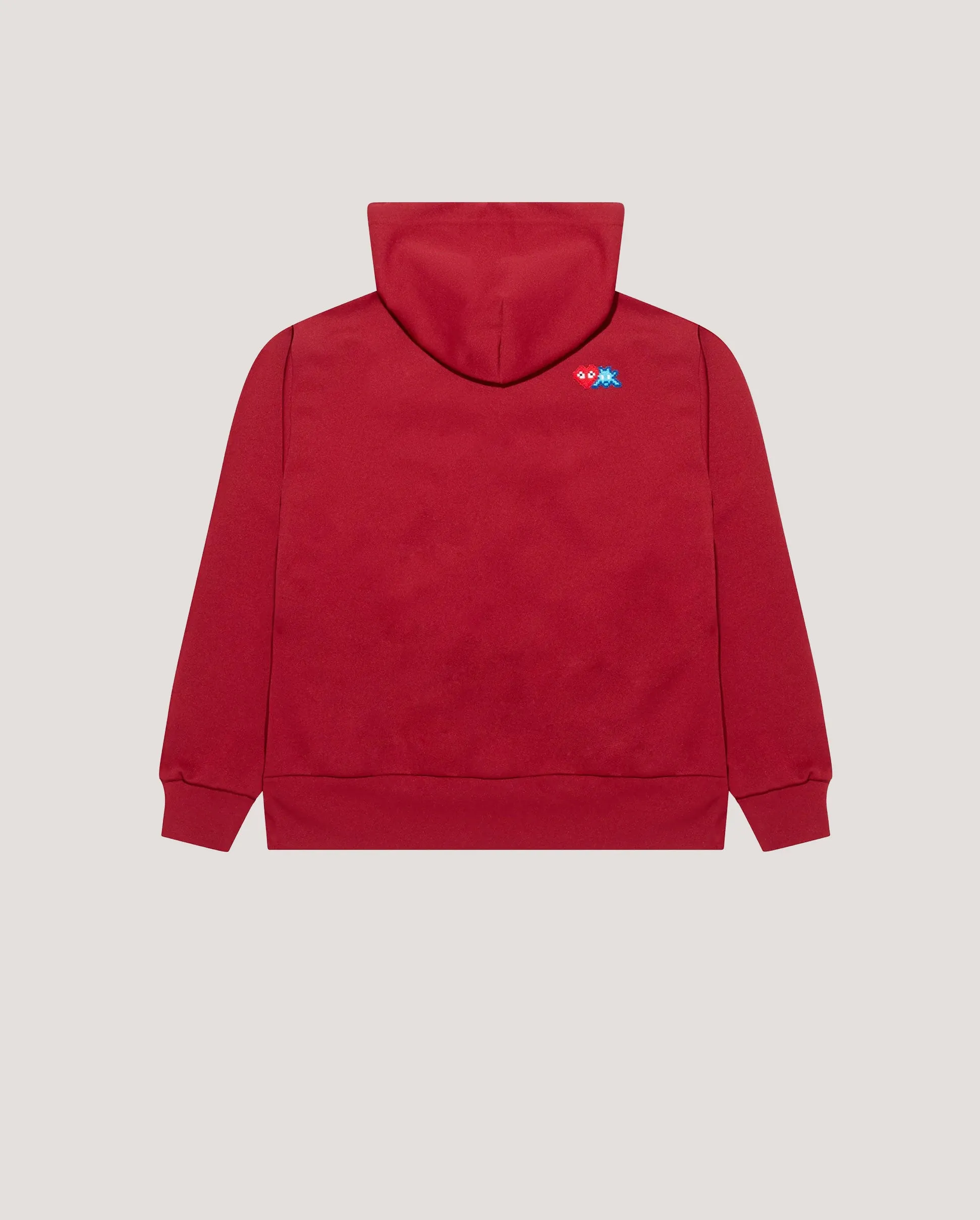 T333 INVADER HOODIE / BURGUNDY