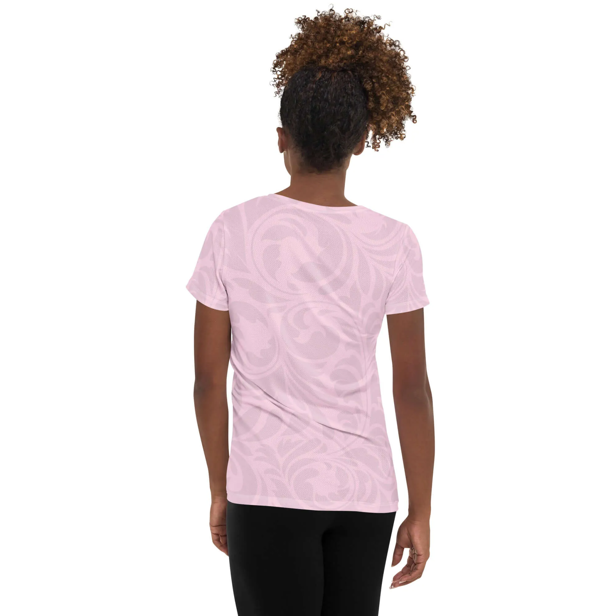 TOV Damen Sport T-Shirt FLORAL (Pink)