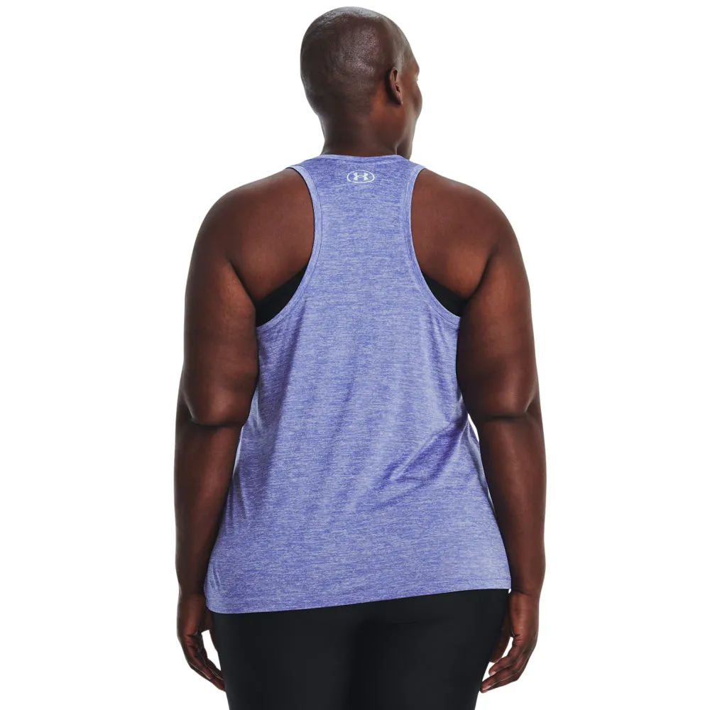 'Under Armour' Women's Tech Twist Tank - Baja Blue (Ext. Sizes)