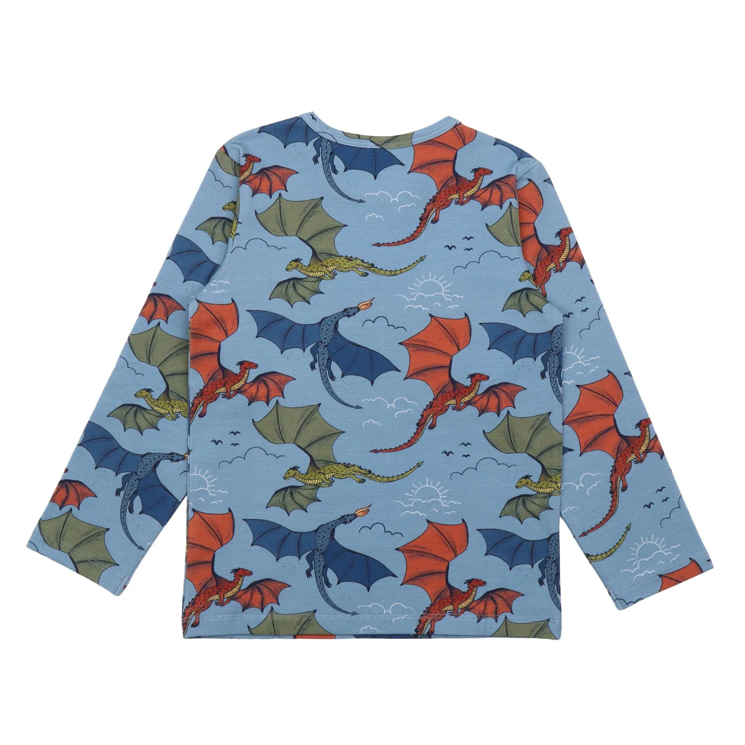 Walkiddy Colourful Dragons Long Sleeved Top