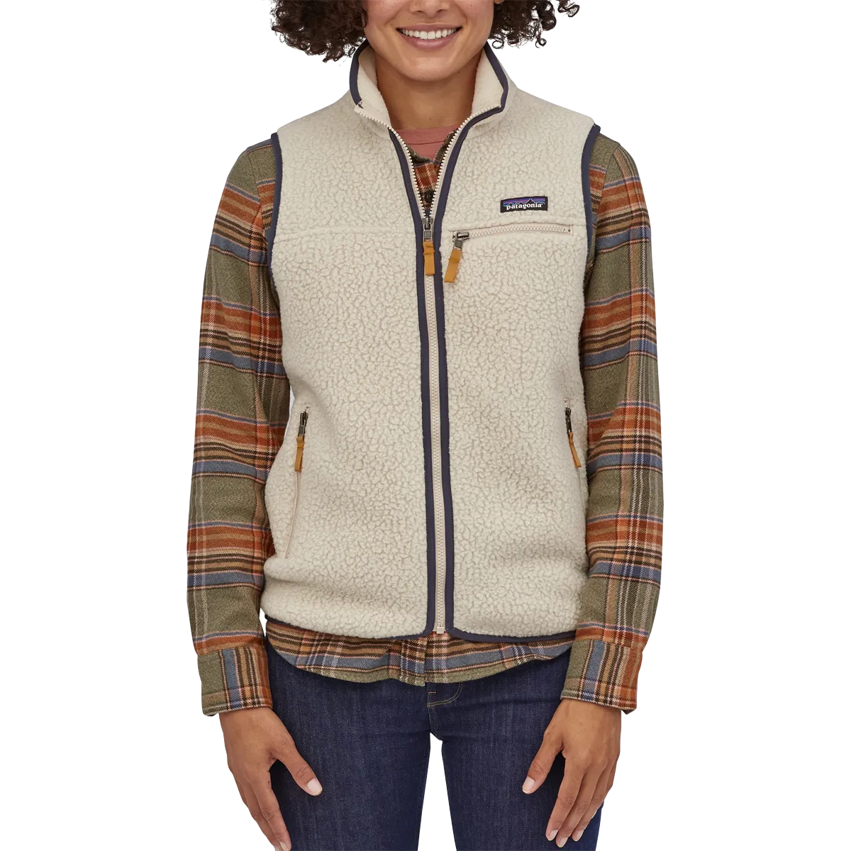 Women's Retro Pile Fleece Vest