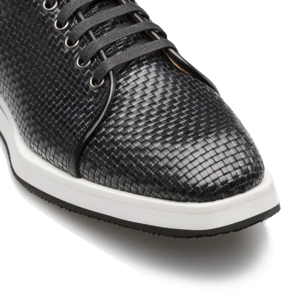 Woven Leather Sport Derby