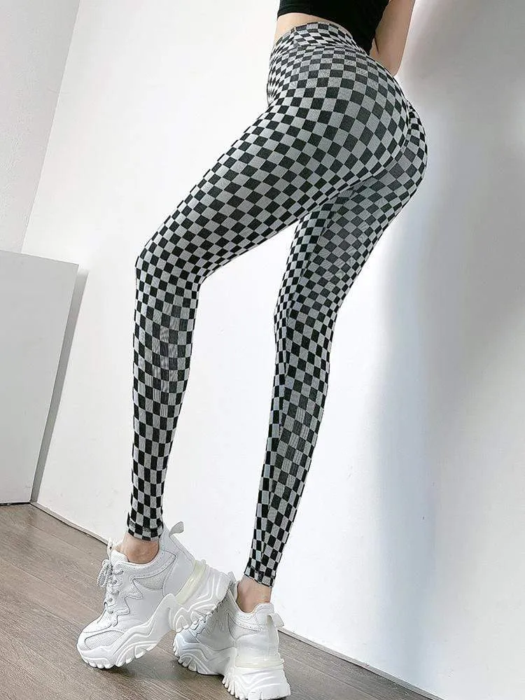 Yoga Pants Women Leggings Fitness High Waist Fashion Print Length Pants Sports Hip Push UP Tights Running Gym Clothing 2021