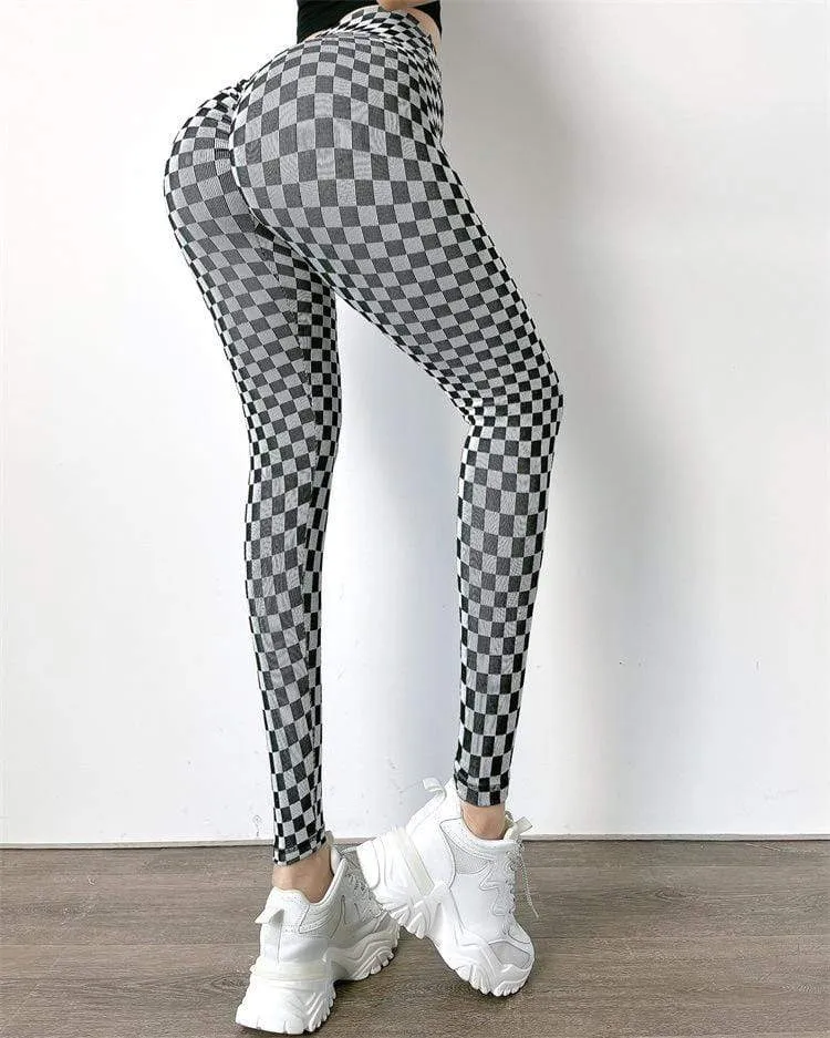 Yoga Pants Women Leggings Fitness High Waist Fashion Print Length Pants Sports Hip Push UP Tights Running Gym Clothing 2021